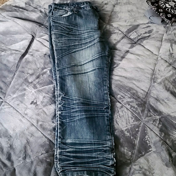 Men's indigo jeans - Picture 1 of 3